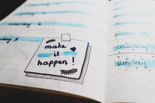 White paper with note